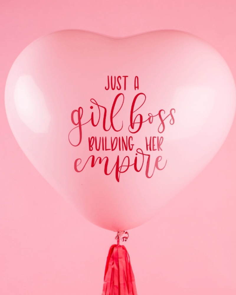 Большой шар Сердце Girl Boss