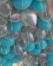 Шары под потолок «Бурная река»