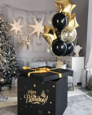 Коробка с шарами «Темное небо»