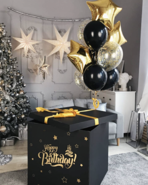 Коробка с шарами «Темное небо»