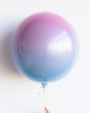 Шар 3D СФЕРА 16 Омбре Фиолет-голубой