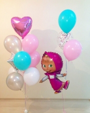 Композиция из шаров Маша