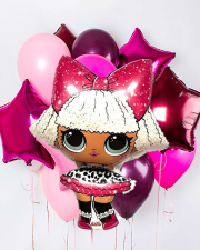 Фонтан из шаров Модная кукла Лол