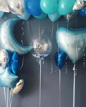 Набор из воздушных шаров на выписку для мальчика №3