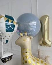 Фонтан из шаров Львенок