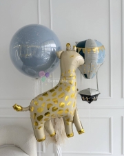 Фонтан из воздушных шаров Ежик