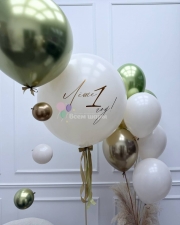 Фонтан из шаров Платина