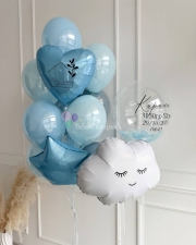 Фонтан из шаров Голубая лагуна