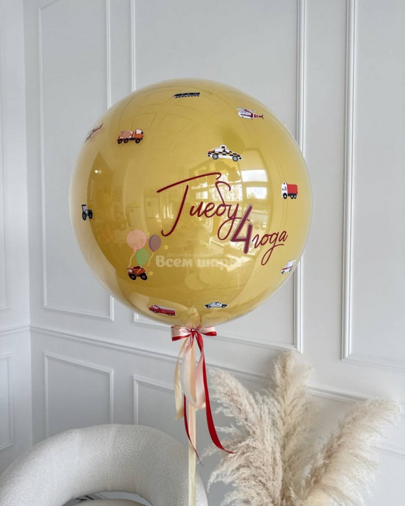 Фонтан из шаров Платина