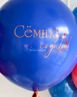 Шары мальчику на день рождения разноцветные