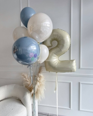 Шары мальчику на 2 годика