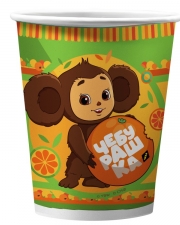 Стаканы (250 мл) Чебурашка, 6 шт.