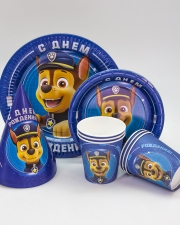 Стаканы (250 мл) Щенячий Патруль, Синий, 6 шт.