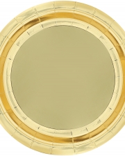Тарелки 23 см Золото, Металлик, 6 шт.