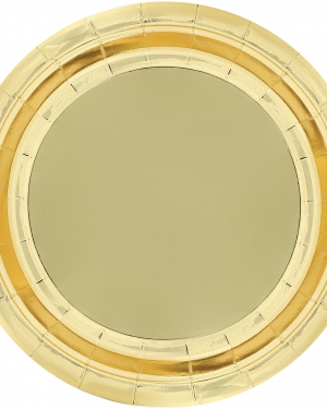 Тарелки 23 см Золото, Металлик, 6 шт.