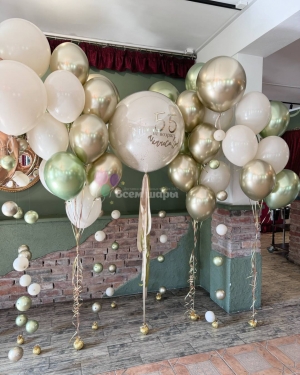 Цепочки из шаров на день рождения