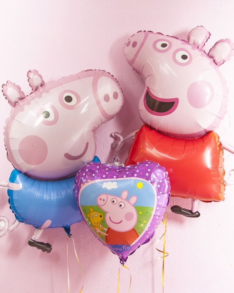 Набор шаров "Свинка Пеппа и Джордж"