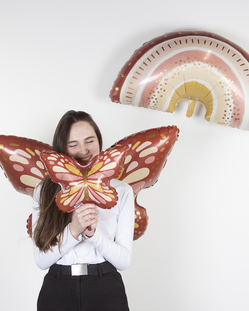 Композиция "Бабочка Бохо на День рождения"