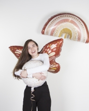 Композиция "Бабочка Бохо на День рождения"