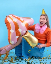 Шар Гриб Мухомор, Розовый