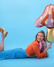 Шар Гриб Мухомор, Розовый