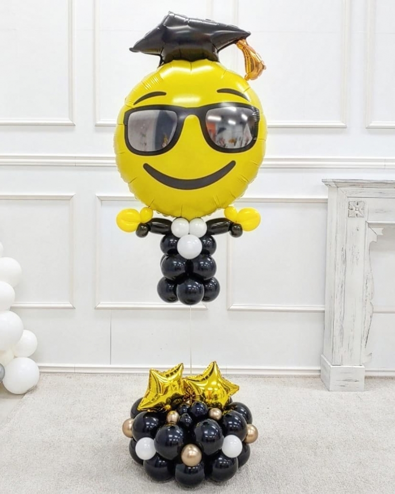Шары Смайл Выпускник и Собака