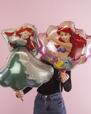 Набор шаров Ракушка и Русалочка Ариэль 