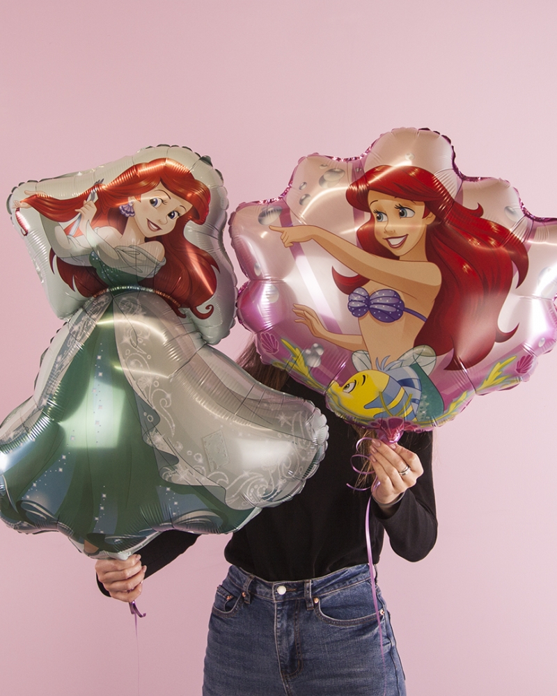 Набор шаров Ракушка и Русалочка Ариэль