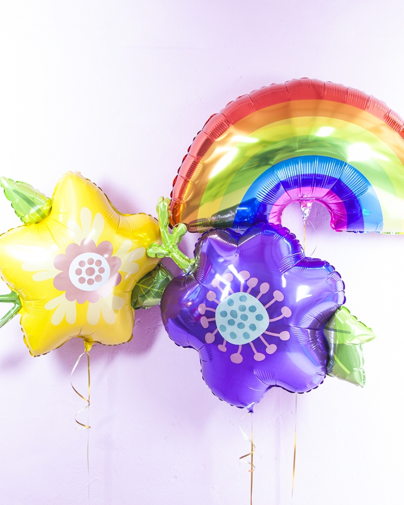 Набор Цветы и радуга