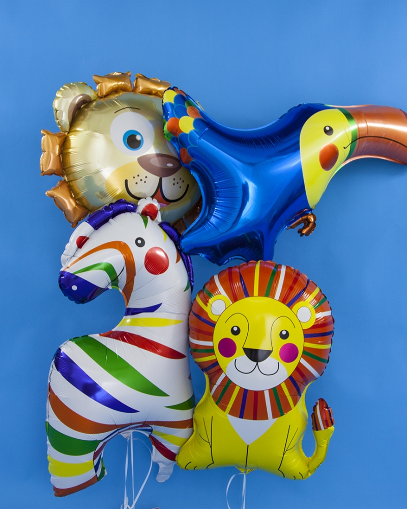 Набор шаров "Животные и солнышко"