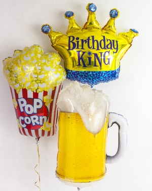 Набор шаров Попкорн и Пиво для Короля