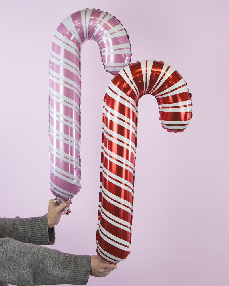 Шары  Леденец трость (надув воздухом)