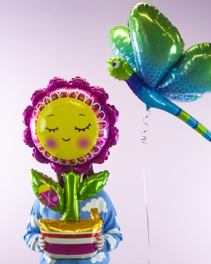 Набор шаров Цветок солнышко и Стрекоза