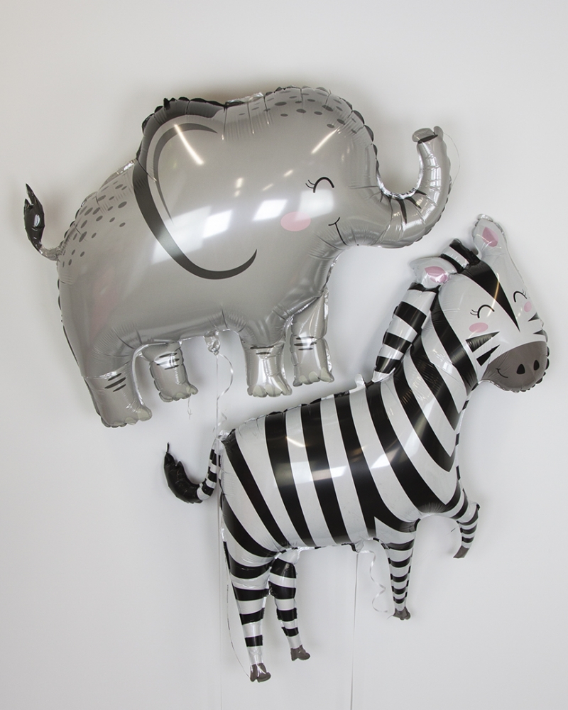 Шары Зебра и слон