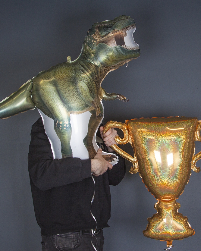 Шары Динозавр и кубок