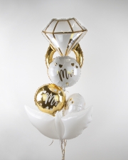 Шар Кольцо с бриллиантом