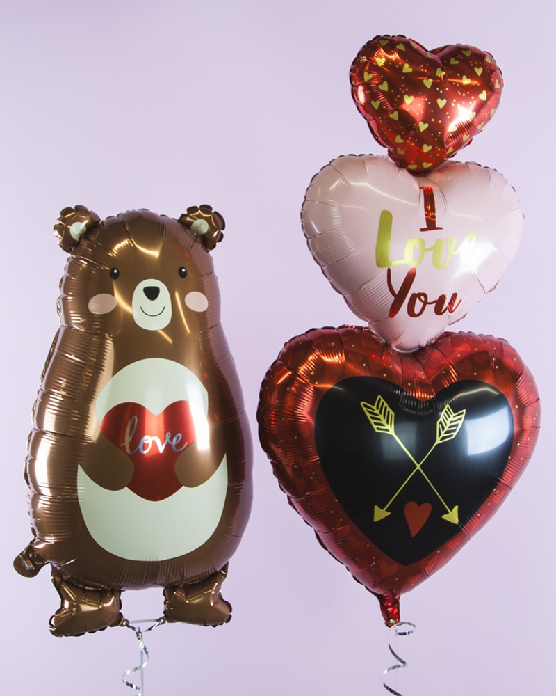 Шары Признание в любви, Мишка