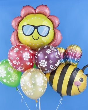 Шарики "Солнышко и пчела"
