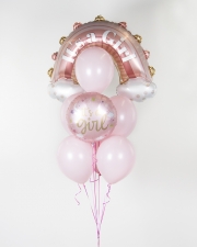 Фонтан Радуга для девочки Розовый