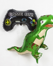 Набор шаров "Геймпад и Тираннозавр"
