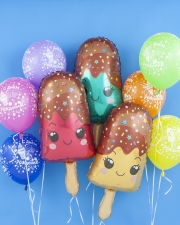 Шарики Разноцветные эскимо