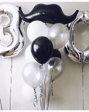 Шары "Усы на юбилей"