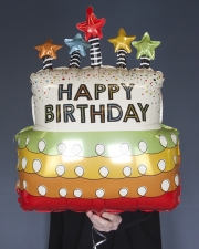 Шар Торт на День Рождения