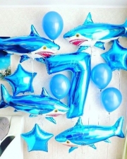 Фотозона на День рождения Акулы