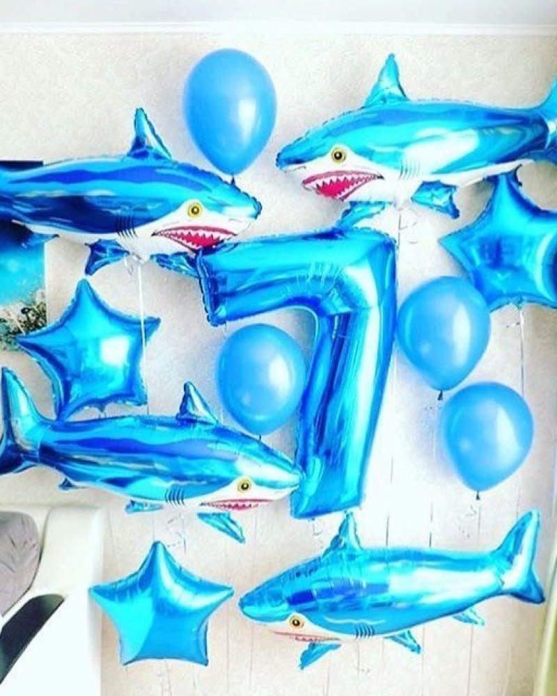 Фотозона на День рождения Акулы