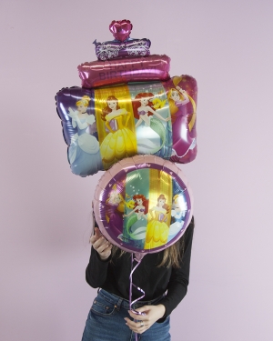 Шары Принцессы Диснея С Днем Рождения 