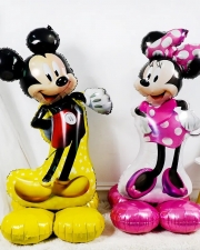 Шары Фигуры на подставке Минни и Микки Маус