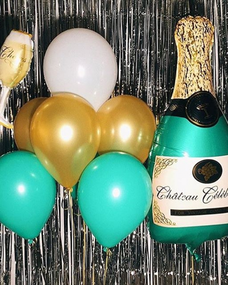 Фонтан шаров "Игристая ночь"