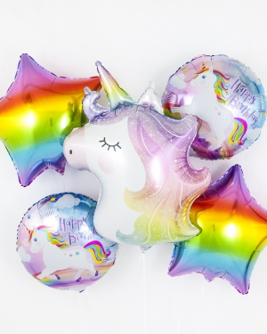 Набор шаров Радужный единорог