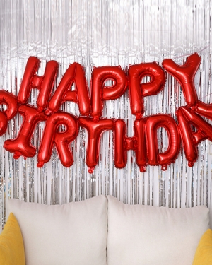 Шары буквы Надпись Happy Birthday